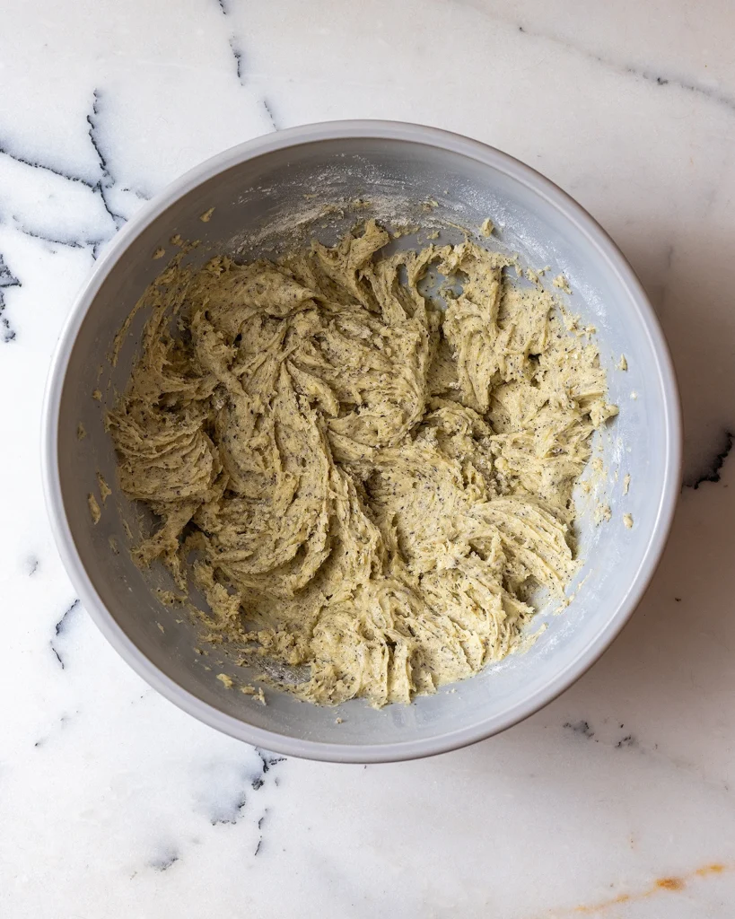 Mix London Fog batter until just combined