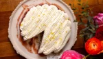 Raspberry London Fog Upside-Down Cake