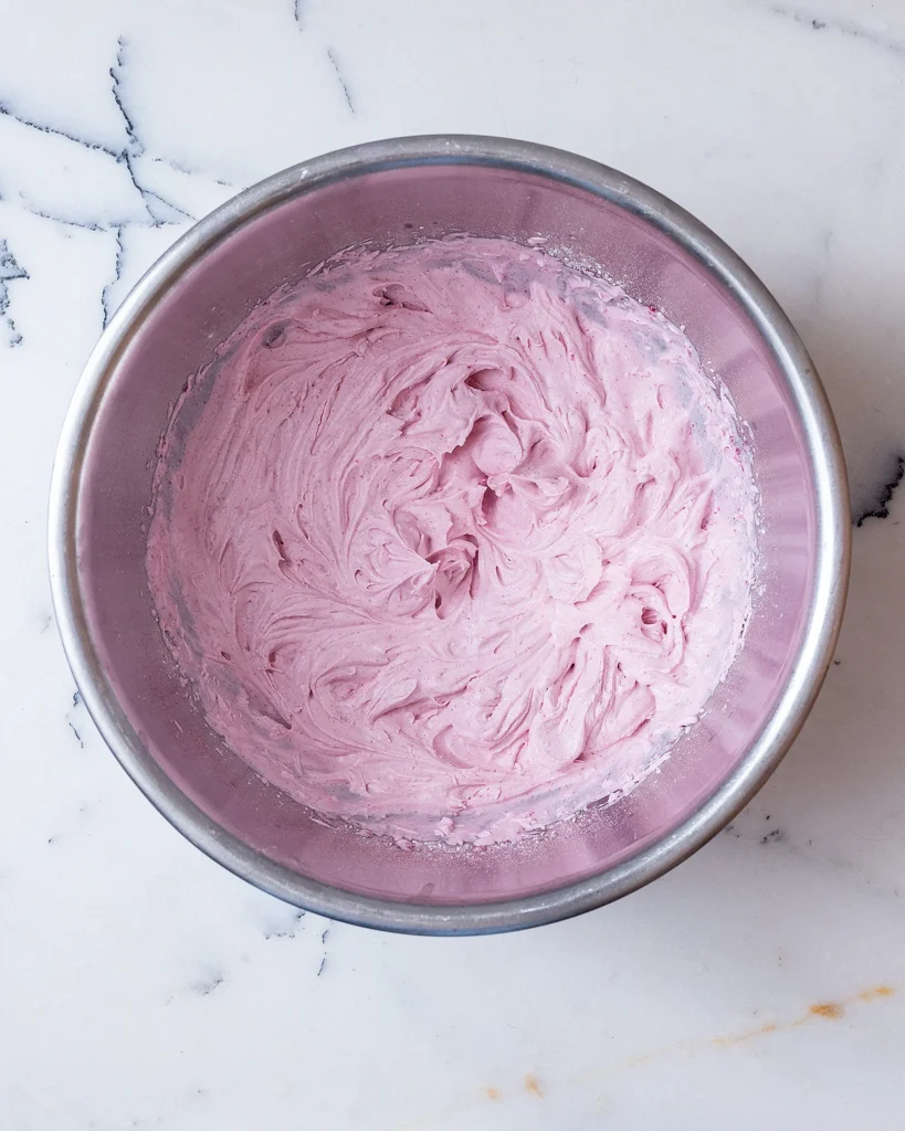Raspberry whipped cream