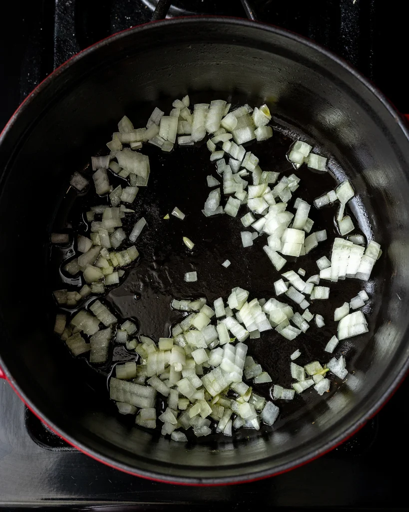 Saute onion