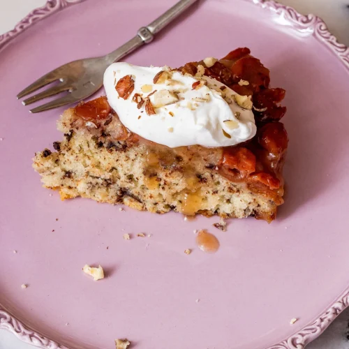 Serve with amaretto whipped cream