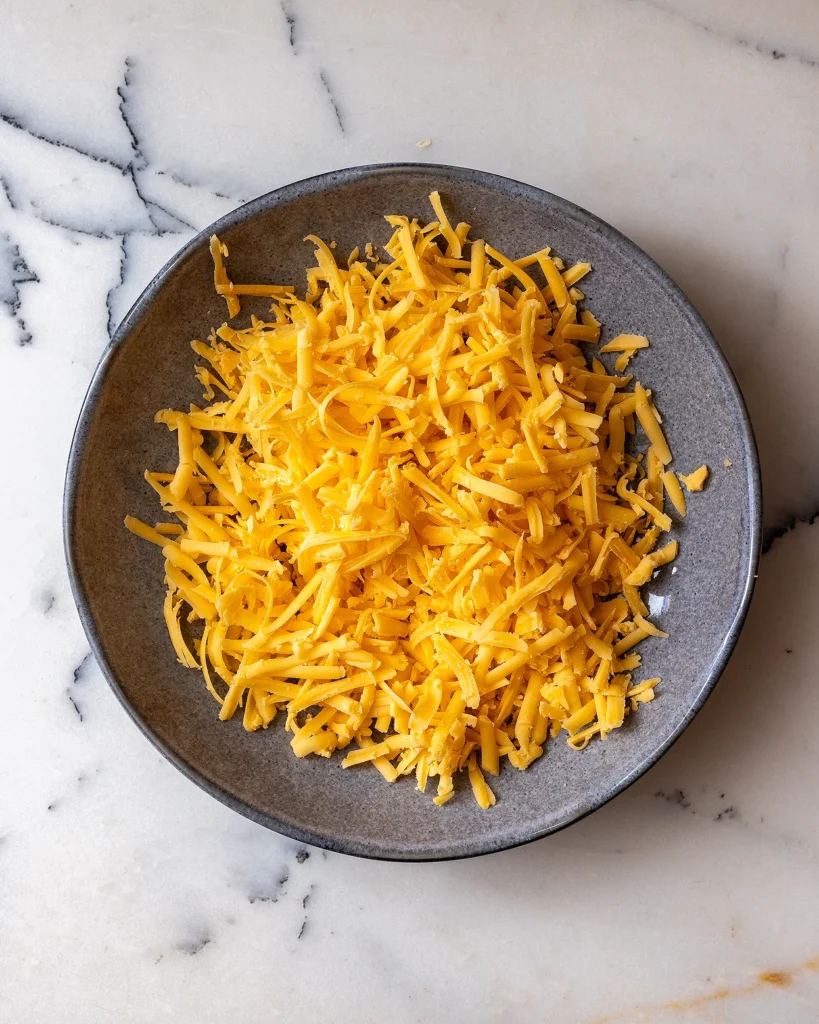 Shredded cheddar