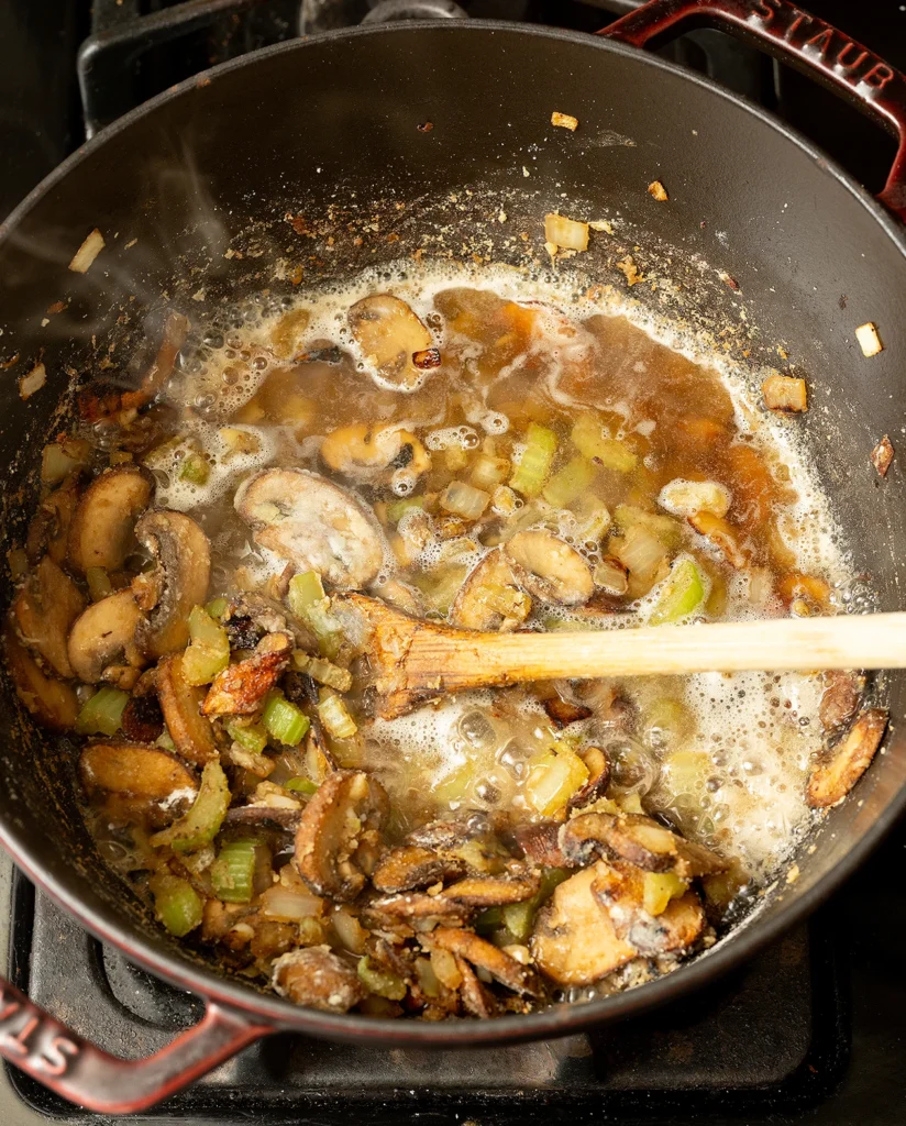 Add white wine