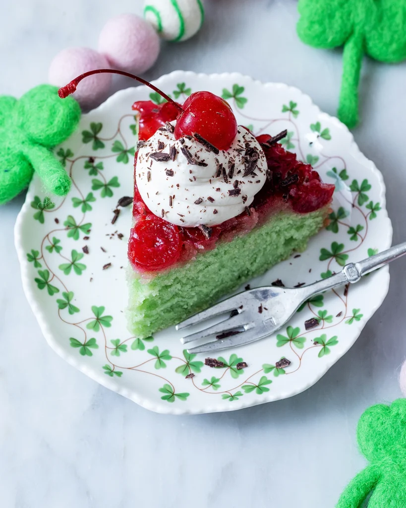 Best Shamrock Shake Upside Down Cake Recipe