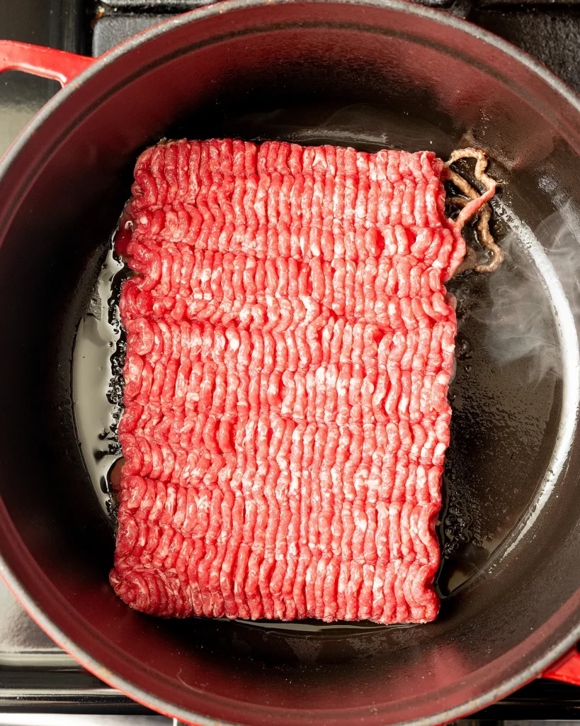 Cook the ground beef