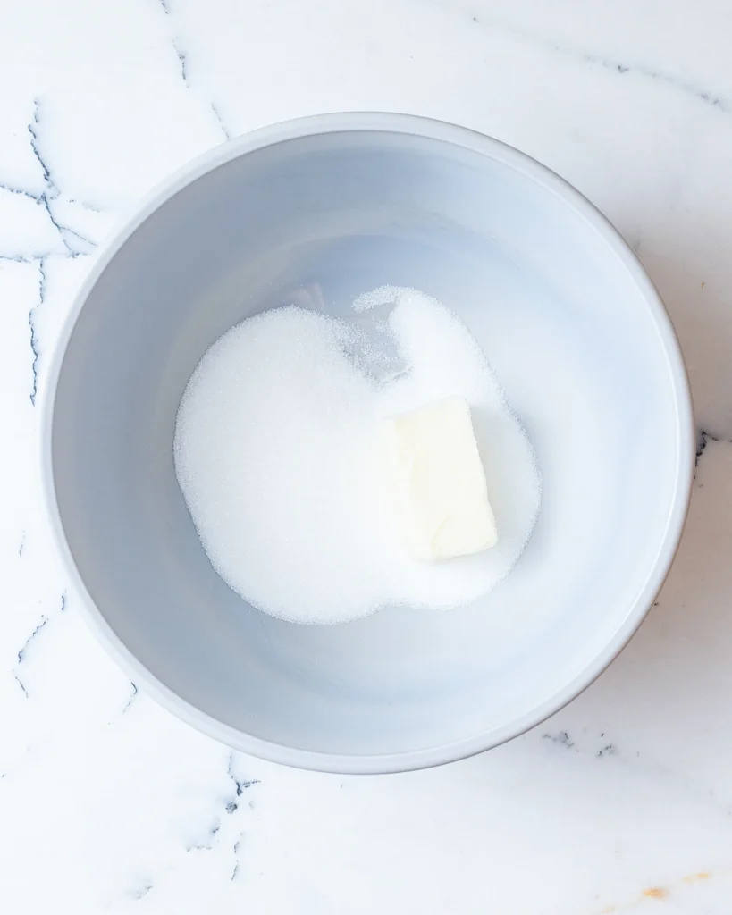 Cream butter and sugar