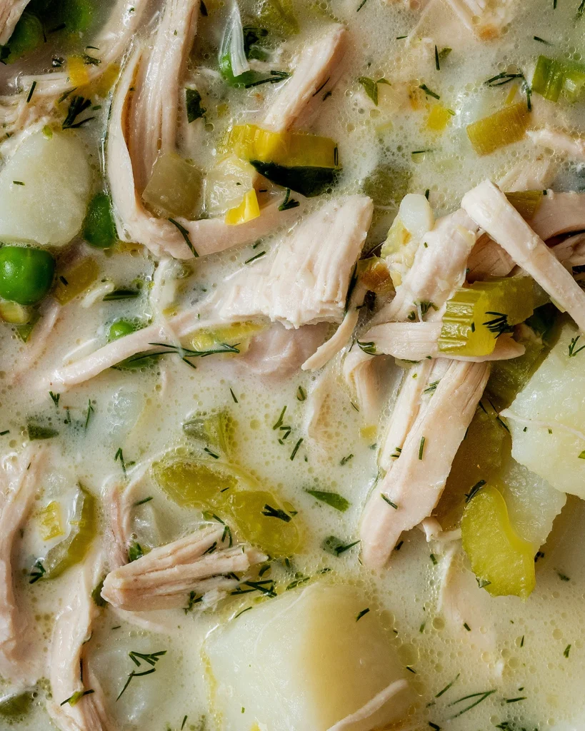 Creamy spring chickens oup