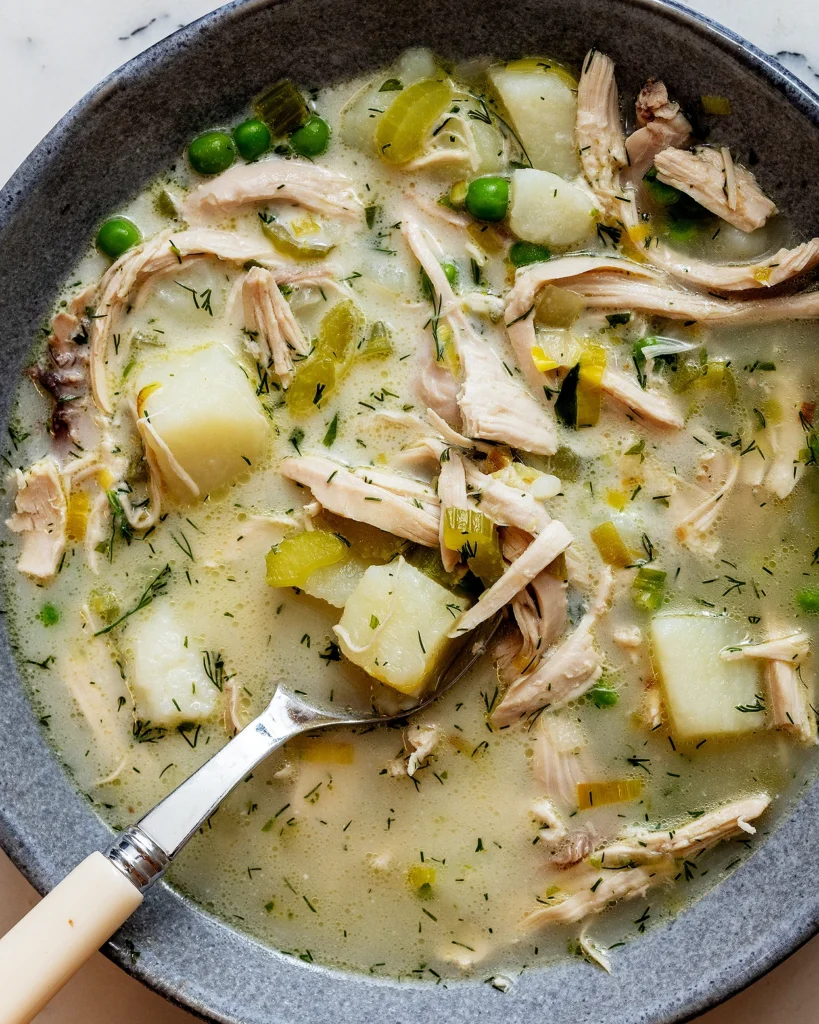 Dill tarragon chicken soup recipe