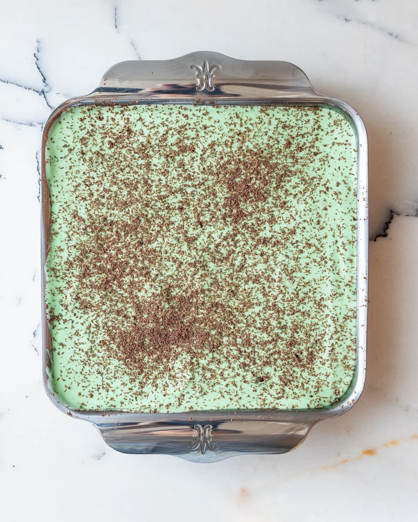Finish with grated chocolate