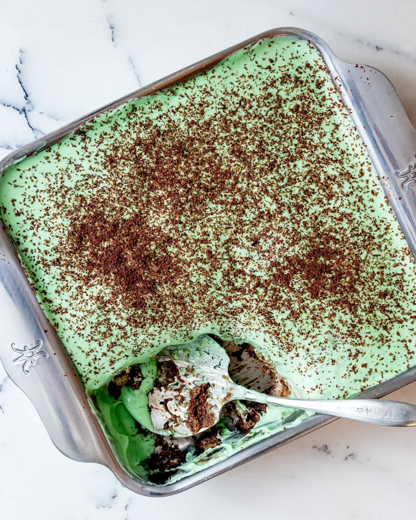 How to make shamrock shake tiramisu