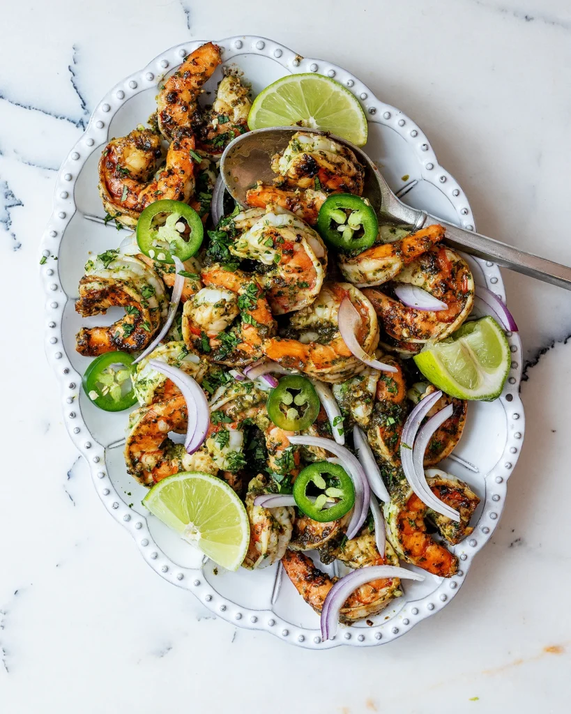 Spicy lime shrimp