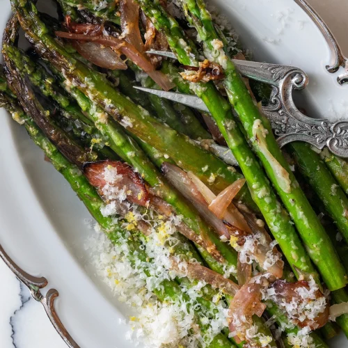 Asparagus with Parmesan cheese