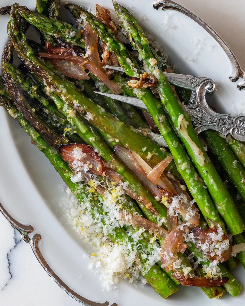 Asparagus with Parmesan cheese