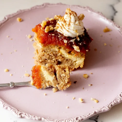 Carrot cake upside down