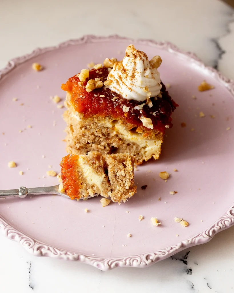 Carrot cake upside down