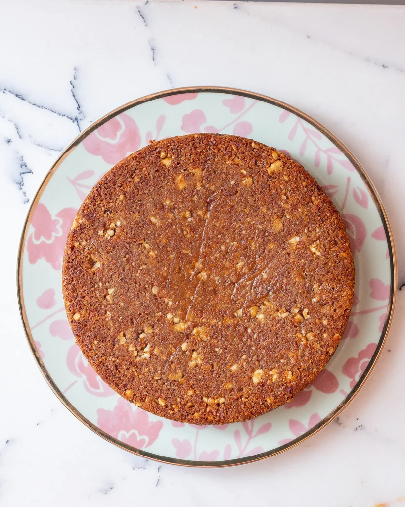 Finished upside down cake