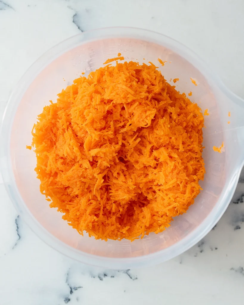 Grated carrots