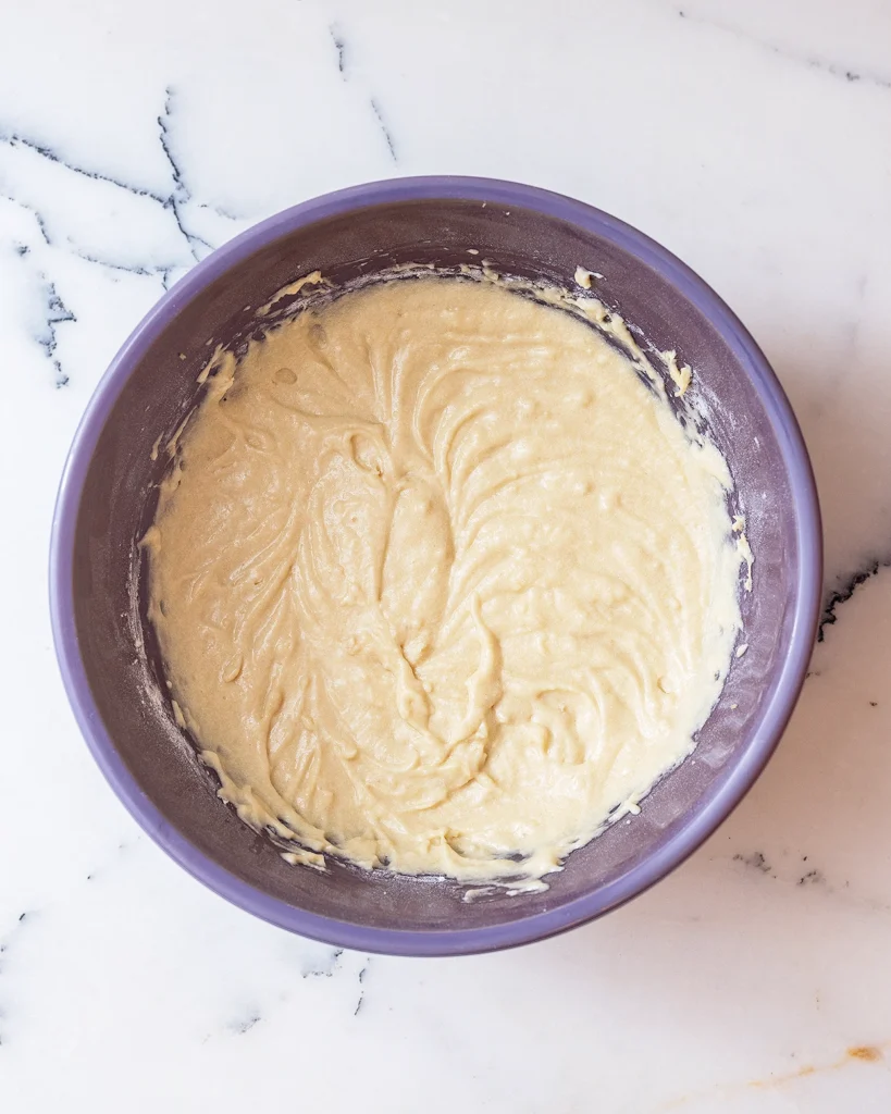 Pineapple coconut cake batter