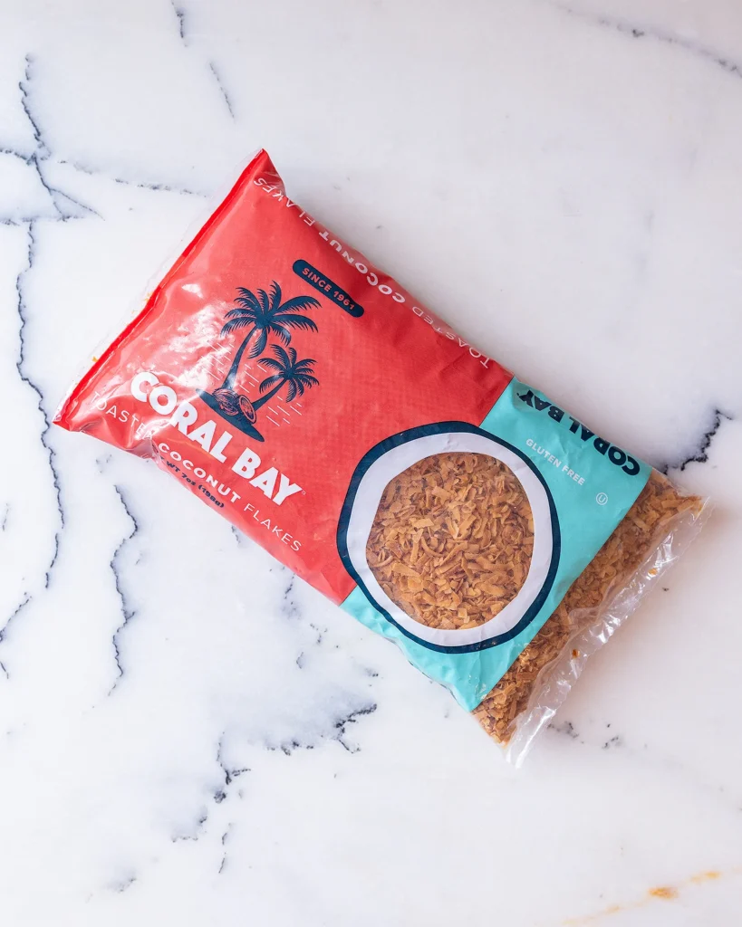 Toasted flaked coconut