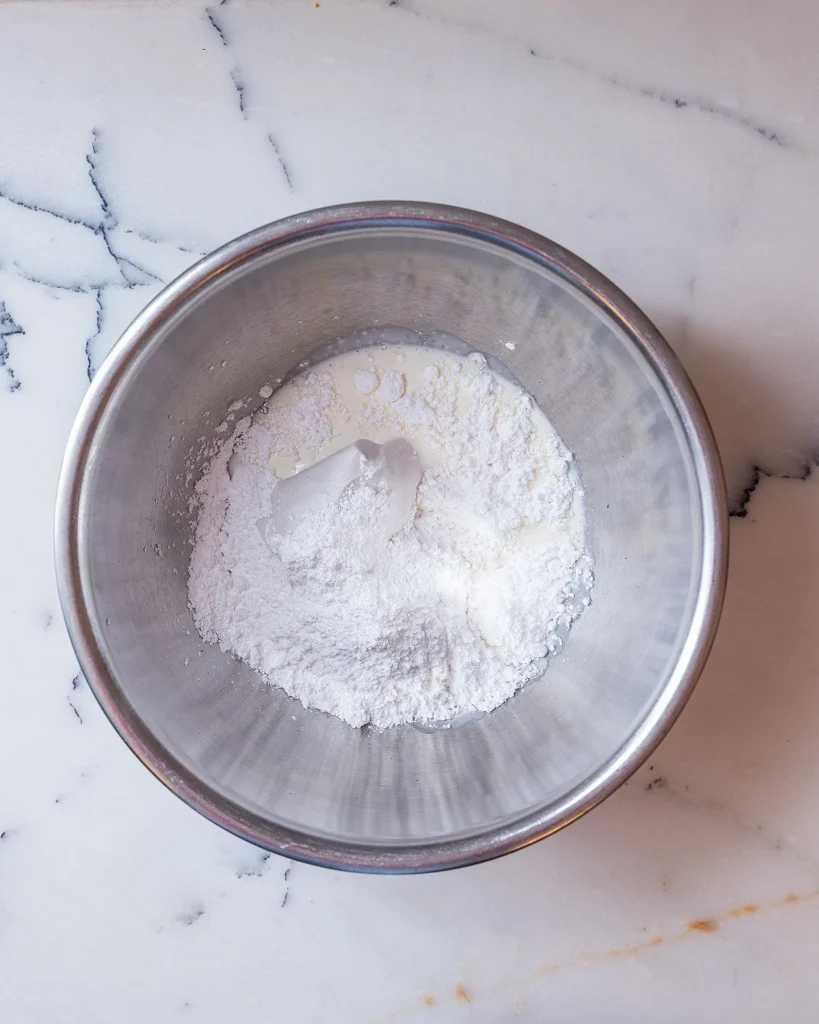 Whip cream and cream of coconut