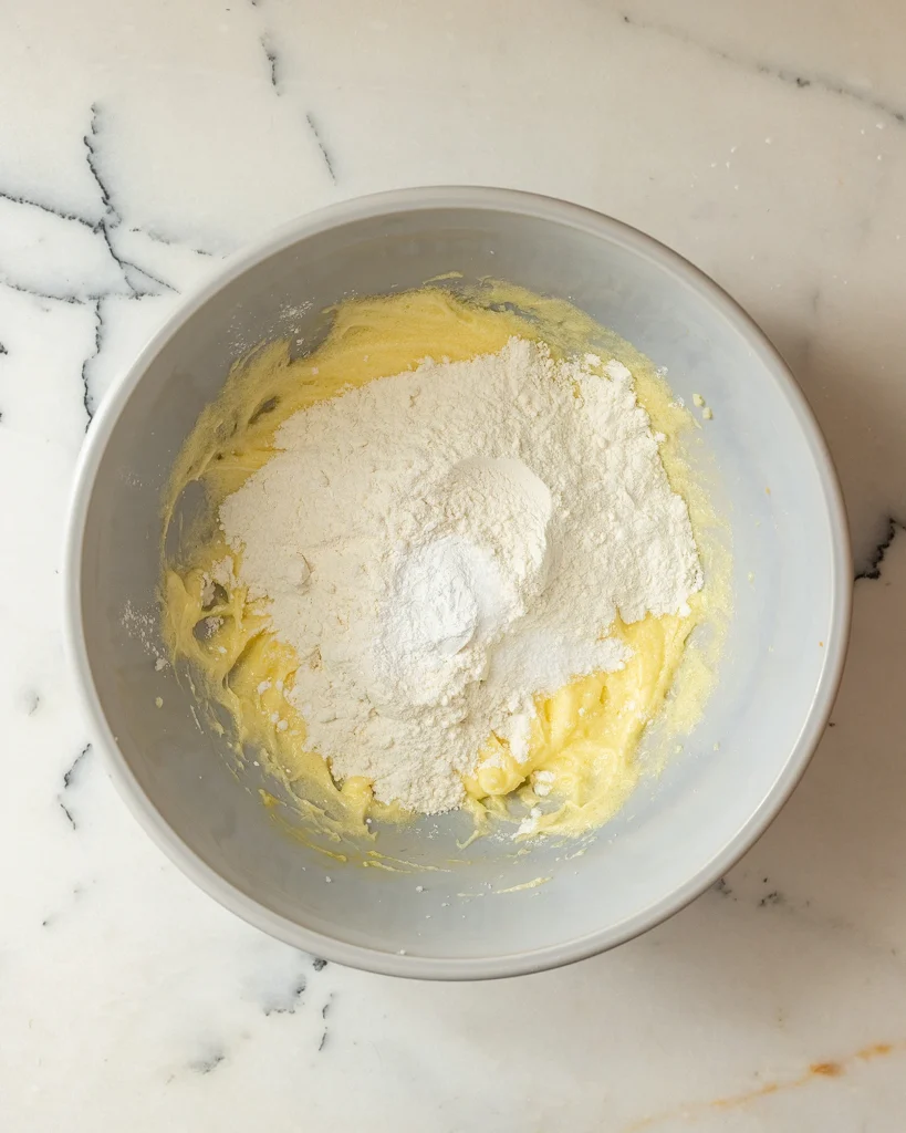 make the cake batter