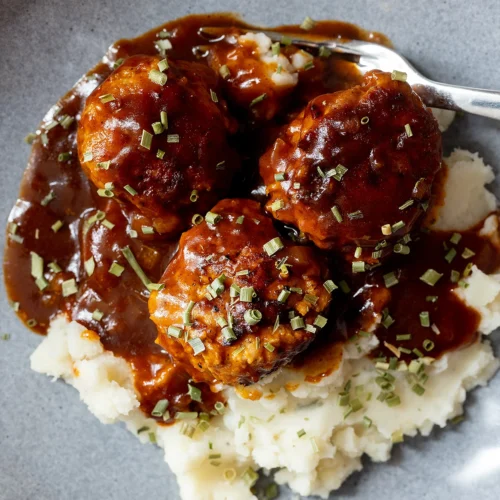 BBQ chicken meatballs
