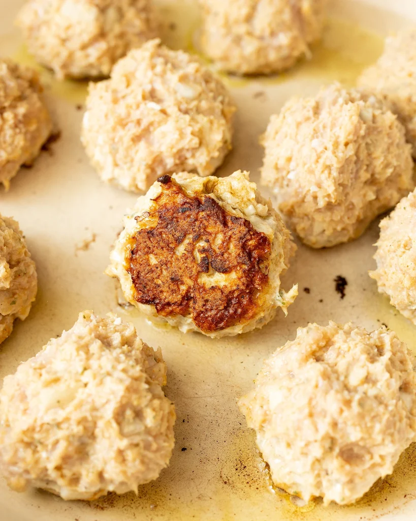 Fry meatballs