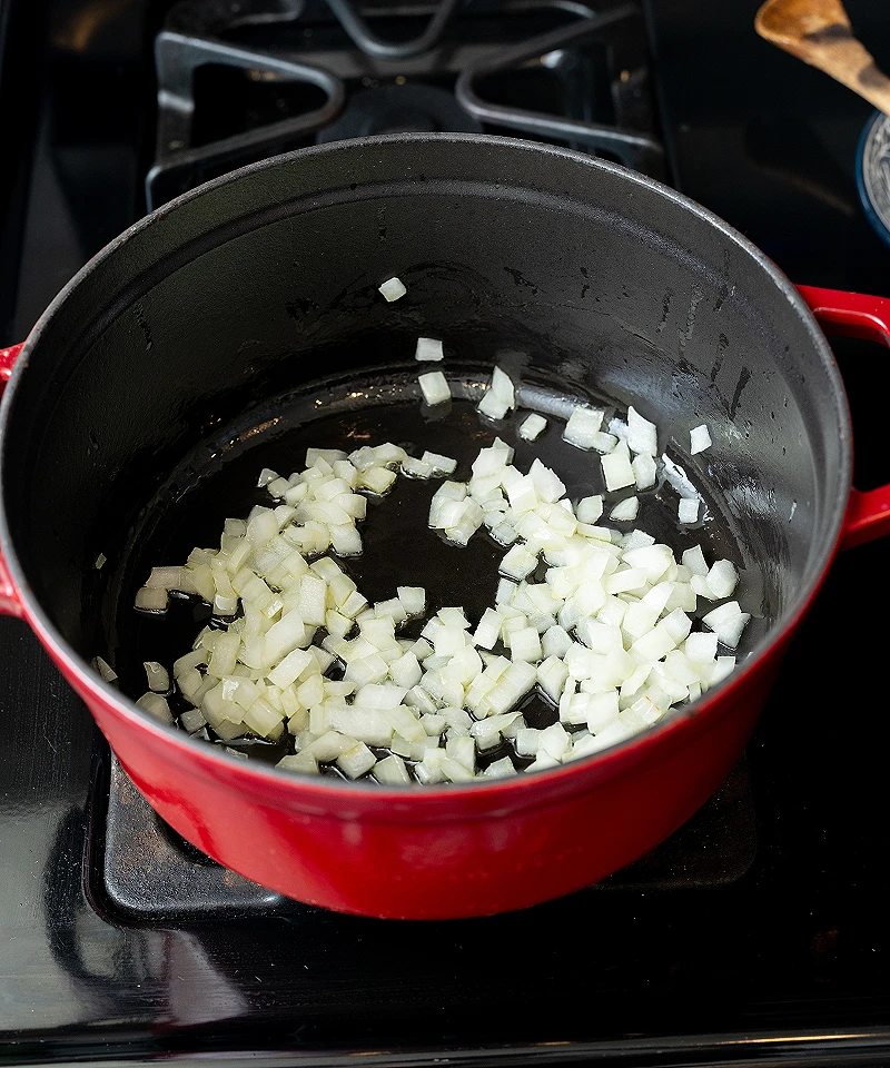 Saute onions