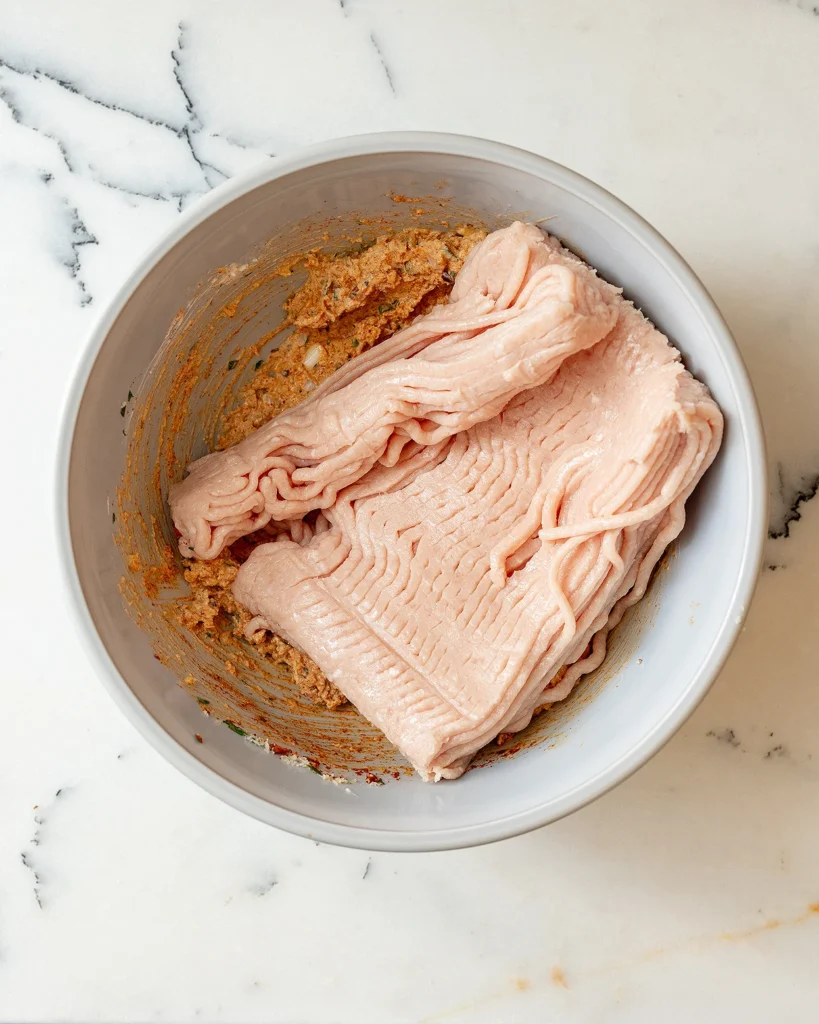Add ground chicken
