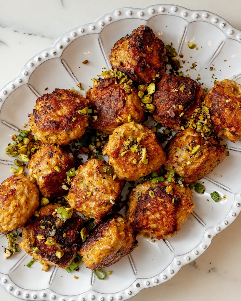 Best harissa chicken meatballs