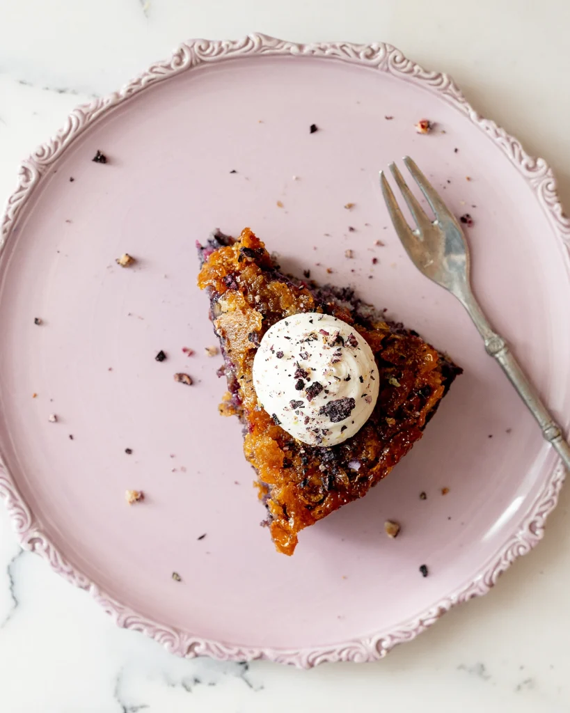 Blueberry upside down cake