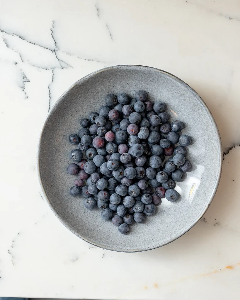 Fresh blueberries