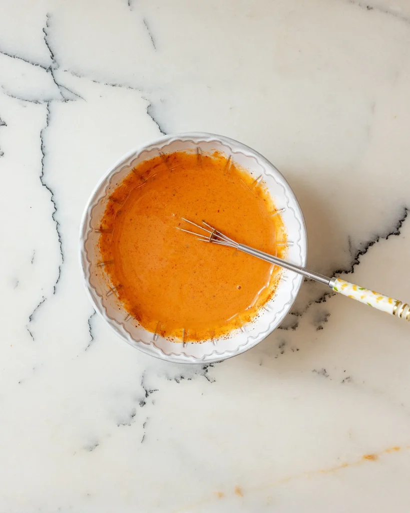 Harissa honey dressing