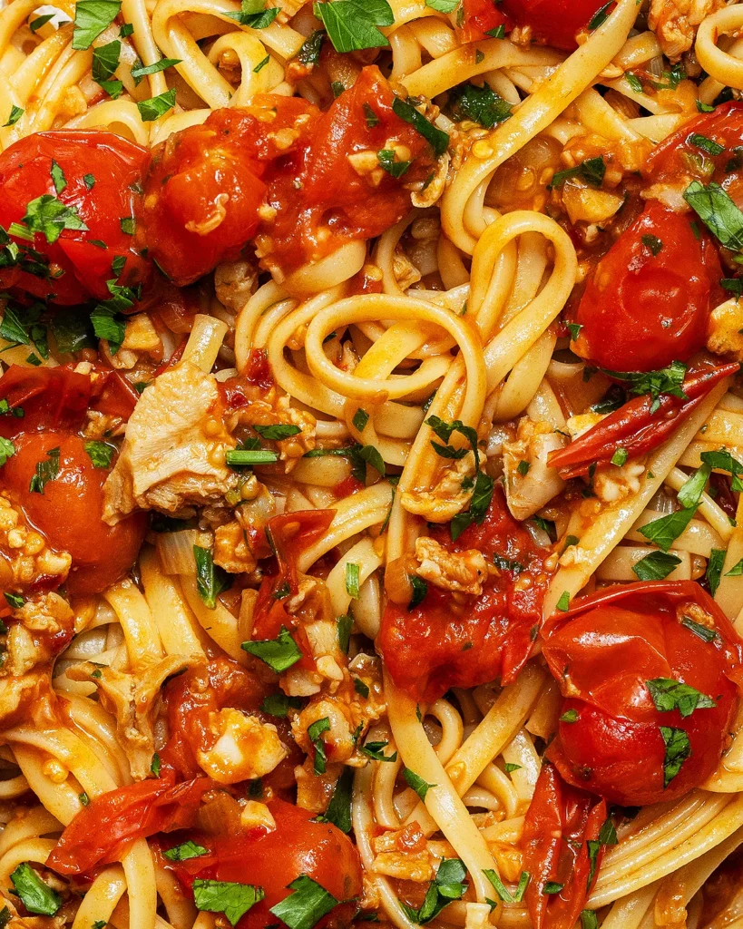 Red sauce with clams