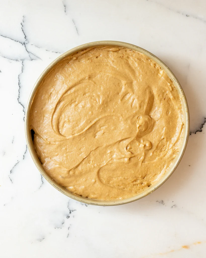 Add cake batter