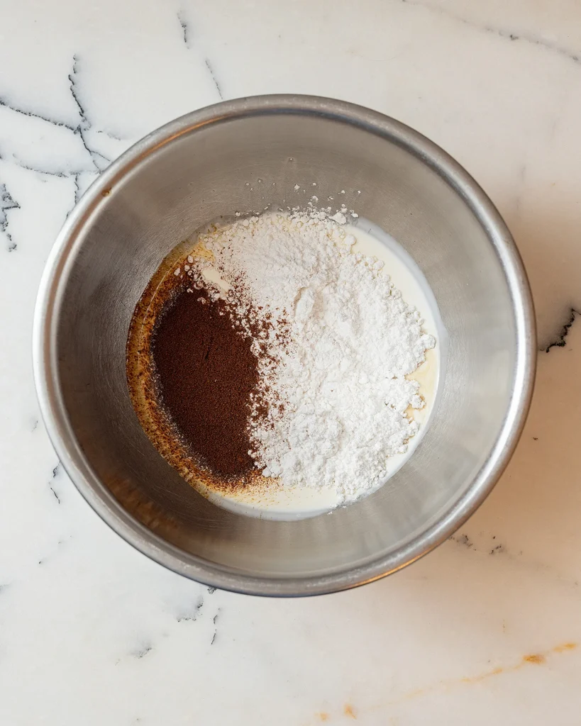 Add chicory to cream