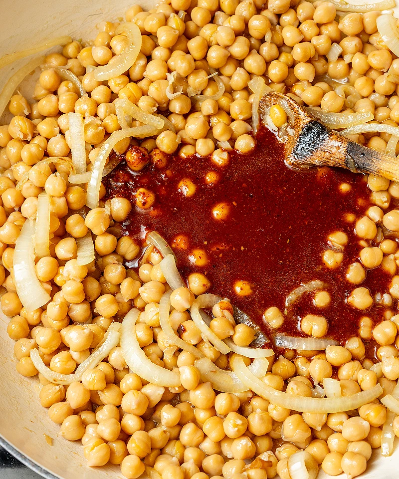 Add gochujang sauce