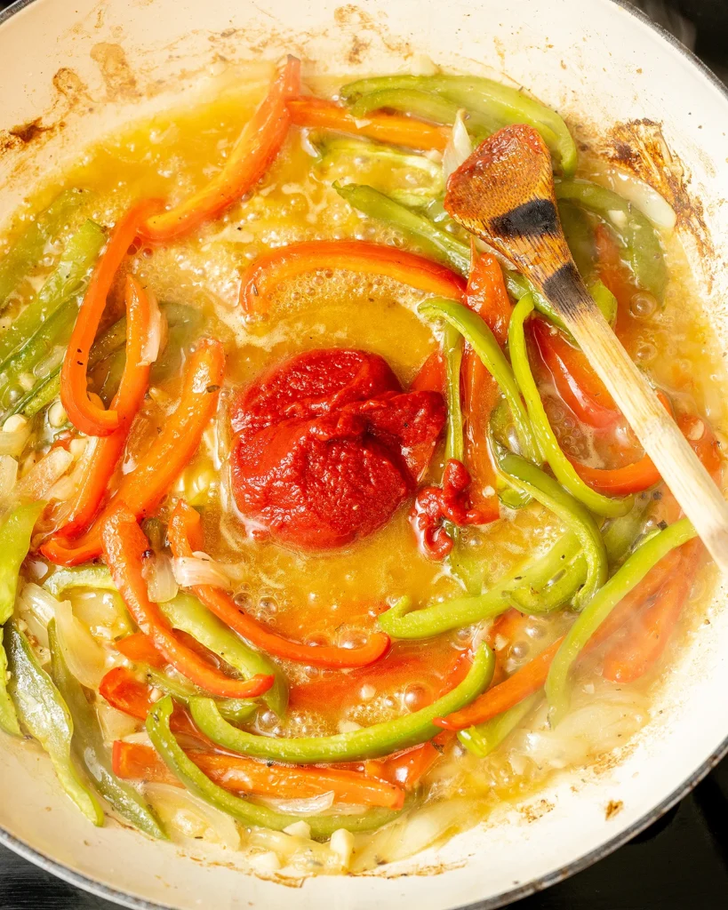 Add tomato paste