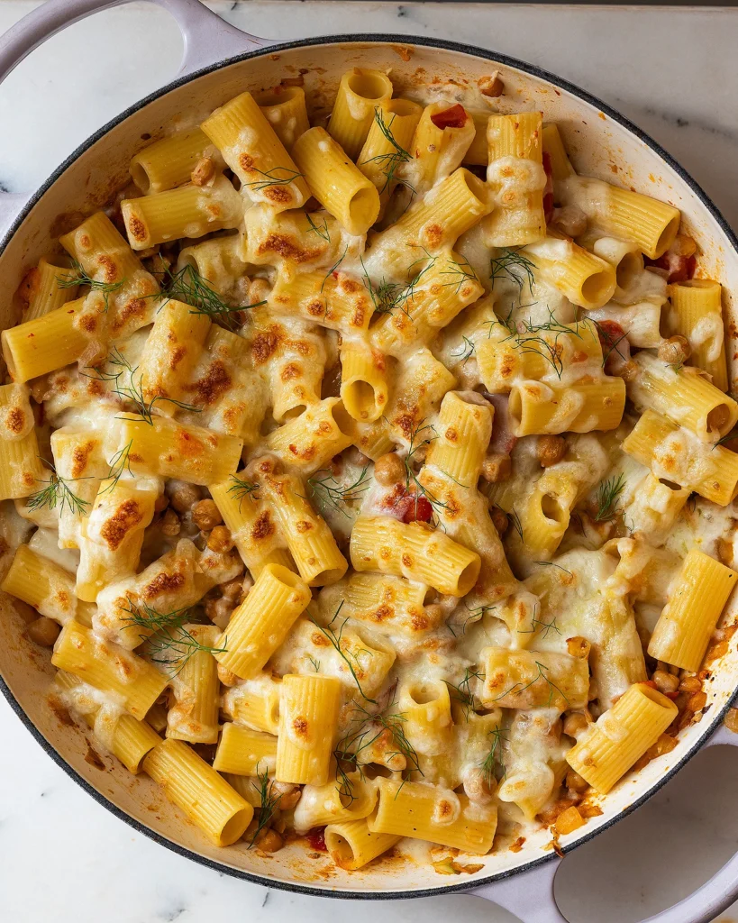 Chickpea fennel pasta