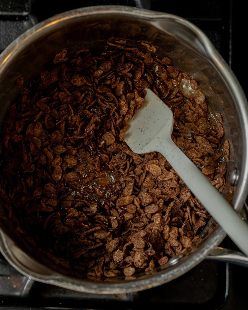 Cocoa pebbles caramel
