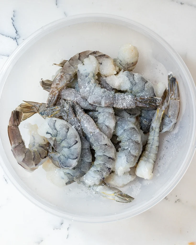 Colossal shrimp for shrimp cocktail