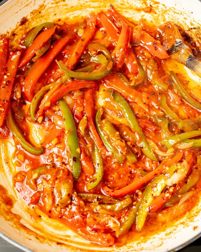 Cook tomato paste