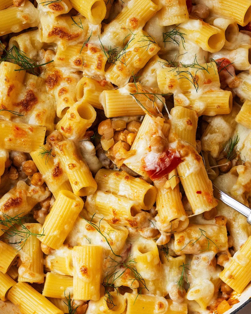 Pasta with fennel and chickpeas