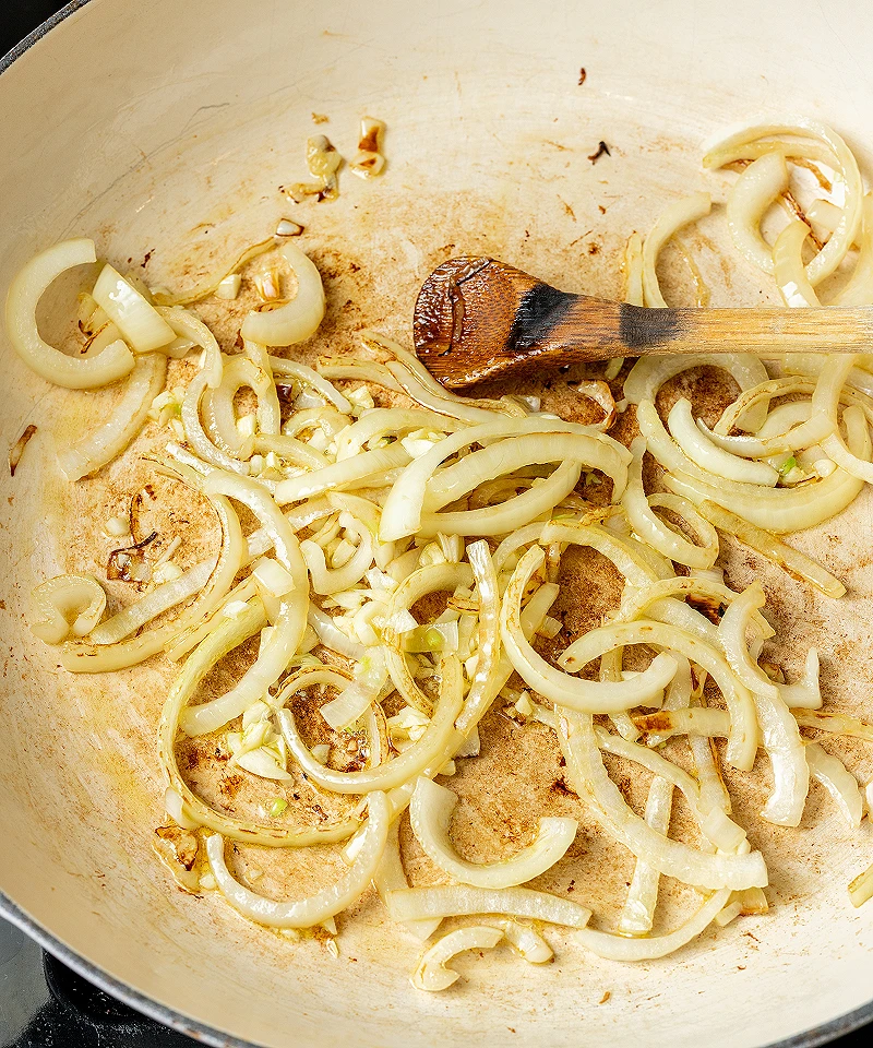Saute onion