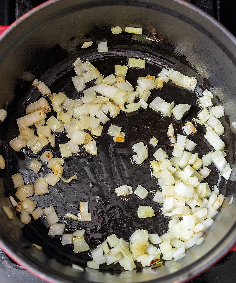 Saute onion