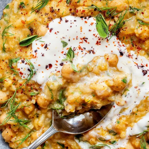 Stewed Chickpeas and Red Lentils