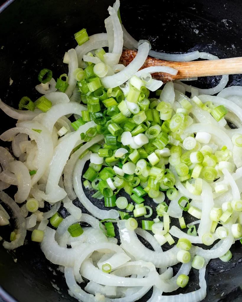 Add scallions