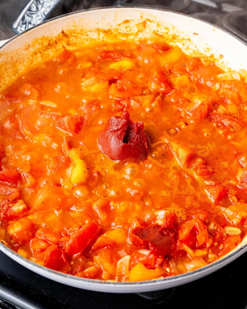 Add tomato paste