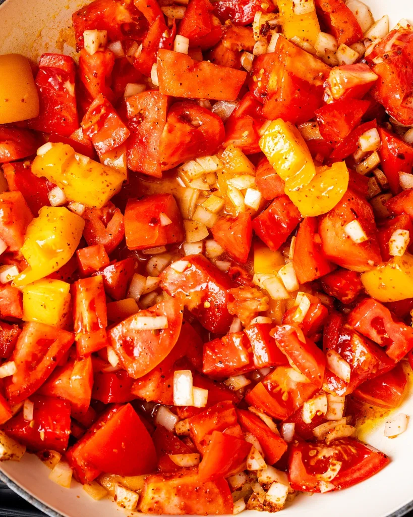 Cook tomatoes