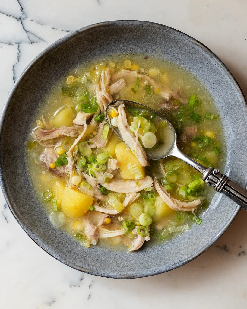 Best chicken corn soup with jalapeno